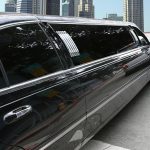 Black limousine